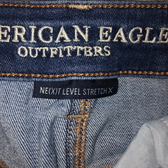 American Eagle zippered Jean skirt size 4 - Picture 3 of 4